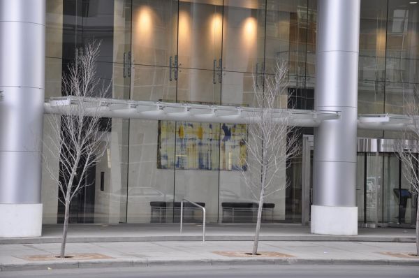 SUN MEETS MOON, installation- Bankers Court, Calgary, Alberta